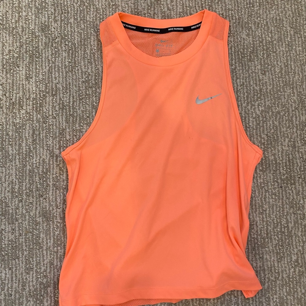 ORANGE/CORAL NIKE LIGHTWEIGHT RUNNING TANK TOP